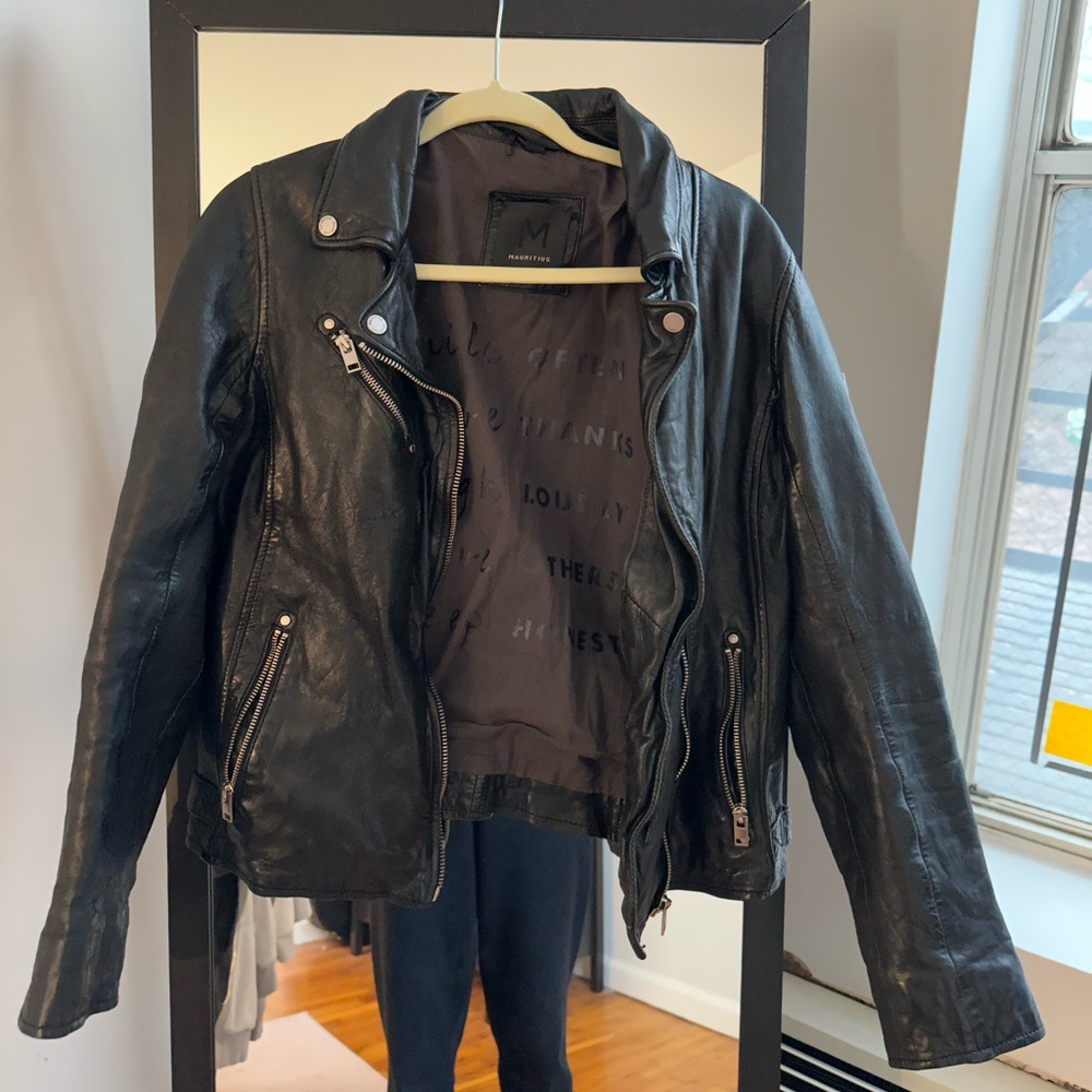 leather jacket